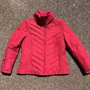 Kenneth Cole Reaction Lightweight Puffer Downfield Size Large Women’s